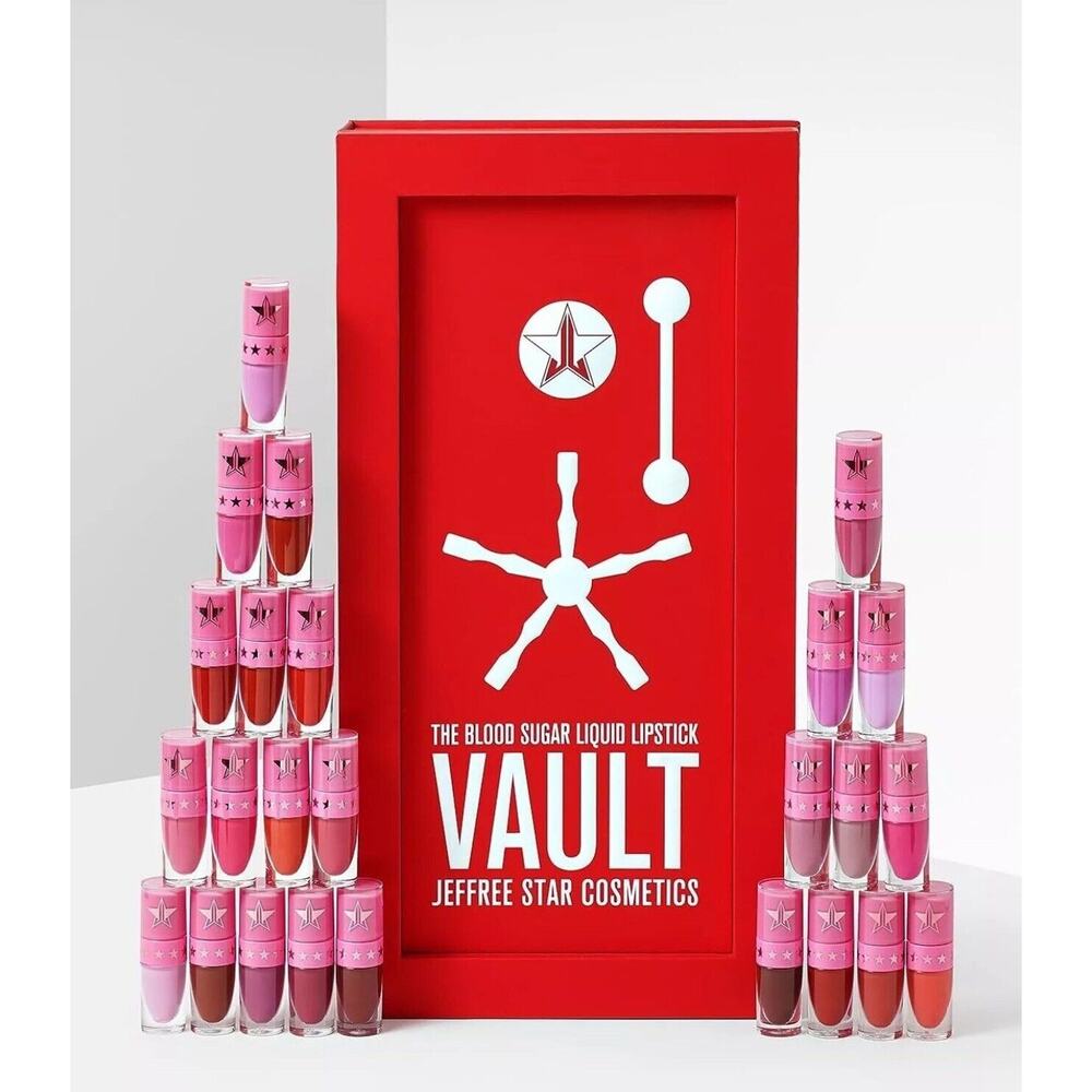 JEFFREE STAR Ltd Edition Blood Sugar Vault-25 Liquid Lipstick Discontinued $160